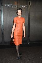 MFW - Guests At Ferragamo Fashion Show