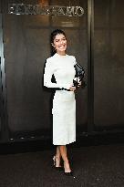 MFW - Guests At Ferragamo Fashion Show