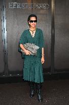 MFW - Guests At Ferragamo Fashion Show