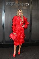 MFW - Guests At Ferragamo Fashion Show