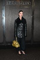 MFW - Guests At Ferragamo Fashion Show