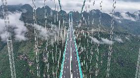 Huajiang Canyon Bridge in Guizhou