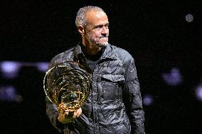 Ousmane Dembele celebrates his Ballon dOr at Parc des Princes - FA