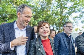 Left-Wing Meetings In Bram - France