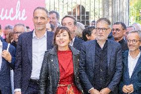 Left-Wing Meetings In Bram - France