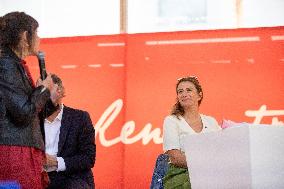 Left-Wing Meetings In Bram - France