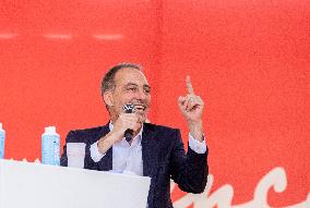 Left-Wing Meetings In Bram - France