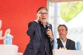 Left-Wing Meetings In Bram - France