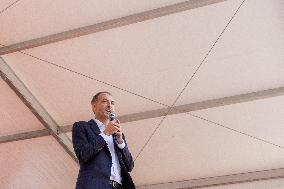 Left-Wing Meetings In Bram - France