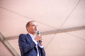 Left-Wing Meetings In Bram - France