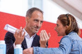 Left-Wing Meetings In Bram - France