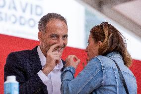 Left-Wing Meetings In Bram - France