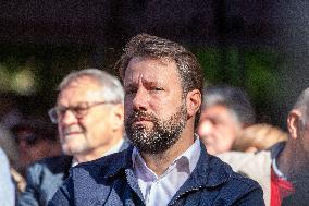 Left-Wing Meetings In Bram - France