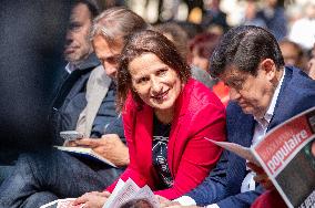 Left-Wing Meetings In Bram - France