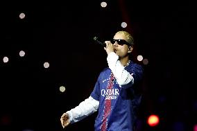 PLK Performs Concert At PSG v Auxerre Match - Paris