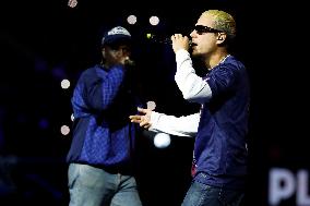 PLK Performs Concert At PSG v Auxerre Match - Paris