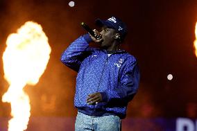 PLK Performs Concert At PSG v Auxerre Match - Paris