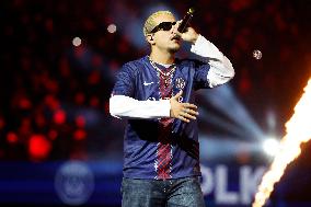PLK Performs Concert At PSG v Auxerre Match - Paris