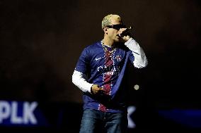 PLK Performs Concert At PSG v Auxerre Match - Paris