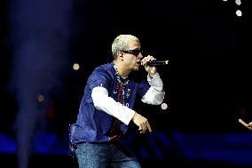 PLK Performs Concert At PSG v Auxerre Match - Paris