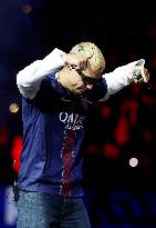 PLK Performs Concert At PSG v Auxerre Match - Paris