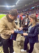 Antoine Dupont At PSG v Auxerre Match - Paris