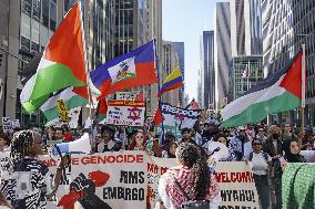 Anti-Israel protest in New York