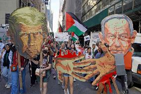Anti-Israel protest in New York