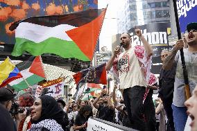 Anti-Israel protest in New York