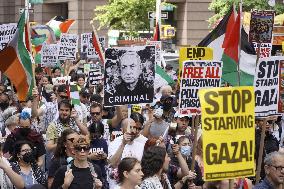 Anti-Israel protest in New York