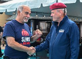 Curtis Sliwa Campaigns on Staten Island
