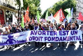 Demonstration For International Safe Abortion Day - Paris