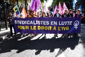 Demonstration For International Safe Abortion Day - Paris