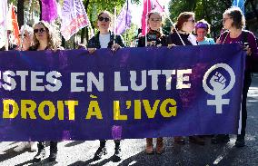 Demonstration For International Safe Abortion Day - Paris