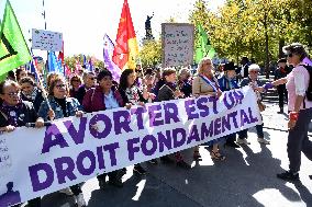 Demonstration For International Safe Abortion Day - Paris