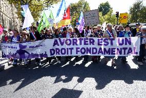 Demonstration For International Safe Abortion Day - Paris