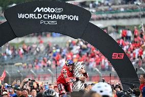 Marc Marquez Celebrates His 7th MotoGP World Champion Title - Japan