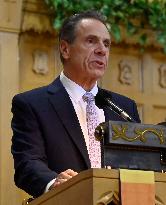 Andrew Cuomo Campaigns in Brooklyn