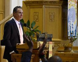 Andrew Cuomo Campaigns in Brooklyn