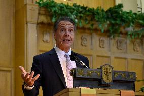 Andrew Cuomo Campaigns in Brooklyn