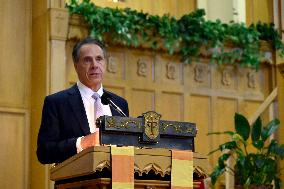 Andrew Cuomo Campaigns in Brooklyn