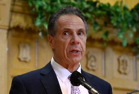 Andrew Cuomo Campaigns in Brooklyn
