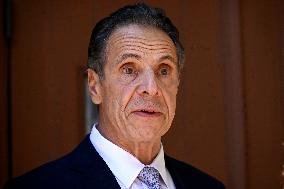 Andrew Cuomo Campaigns in Brooklyn