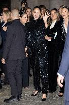 MFW Giorgio Armani arrivals MP