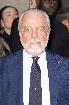 MFW Giorgio Armani arrivals MP