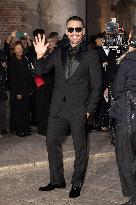 MFW Giorgio Armani arrivals MP