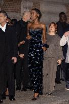 MFW Giorgio Armani arrivals MP