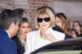 MFW Giorgio Armani arrivals MP