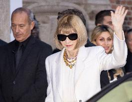 MFW Giorgio Armani arrivals MP