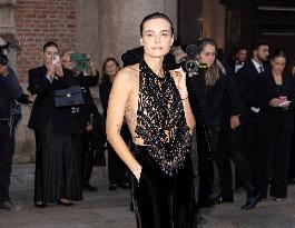 MFW Giorgio Armani arrivals MP